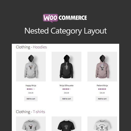WooCommerce Nested Category Layout WooCommerce Nested Category Layout