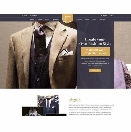 Tailor Shop – HTML Template Tailor Shop – HTML Template