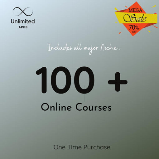 100+ Online Courses- NO Reseller Licenses Enabled